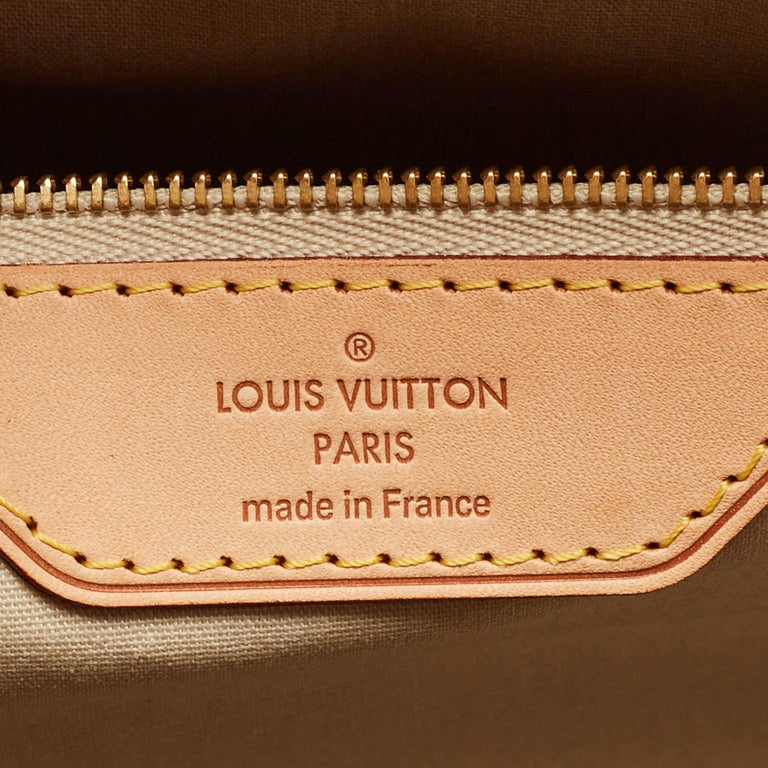 Louis Vuitton Blanc Corail Monogram Vernis Brea GM Bag Louis Vuitton