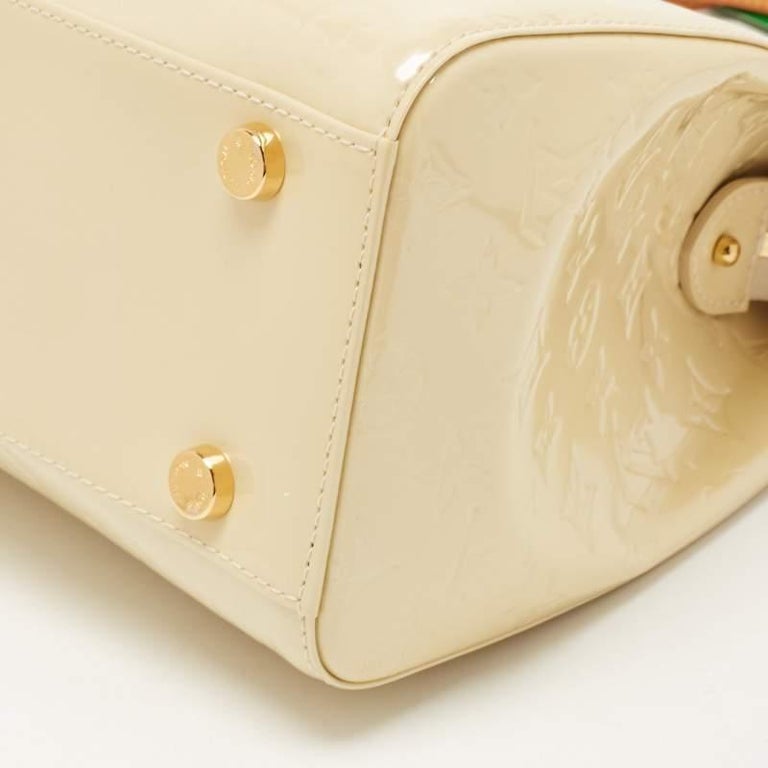 AUTH Louis Vuitton Corail Patent Leather Monogram Vernis Wilshire Handbag  Purse