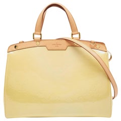Louis Vuitton Blanc Corail Monogram Vernis Brea GM Bag