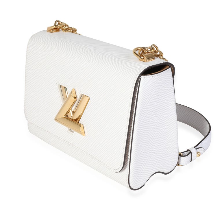 Twist leather crossbody bag Louis Vuitton White in Leather - 27516803