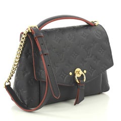 Louis Vuitton Blanche Handbag Monogram Empreinte Leather BB