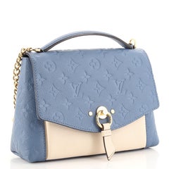 Louis Vuitton Blanche Handbag Monogram Empreinte Leather BB