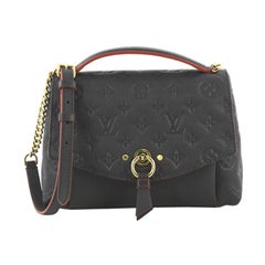 Louis Vuitton Blanche Handbag Monogram Empreinte Leather BB