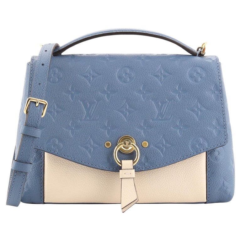 Louis Vuitton Monogram Empreinte Blanche BB - Blue Shoulder Bags