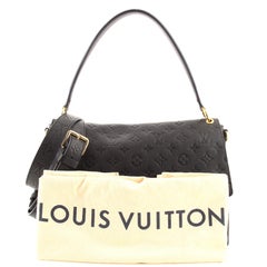 Louis Vuitton Blanche Handbag Monogram Empreinte Leather MM