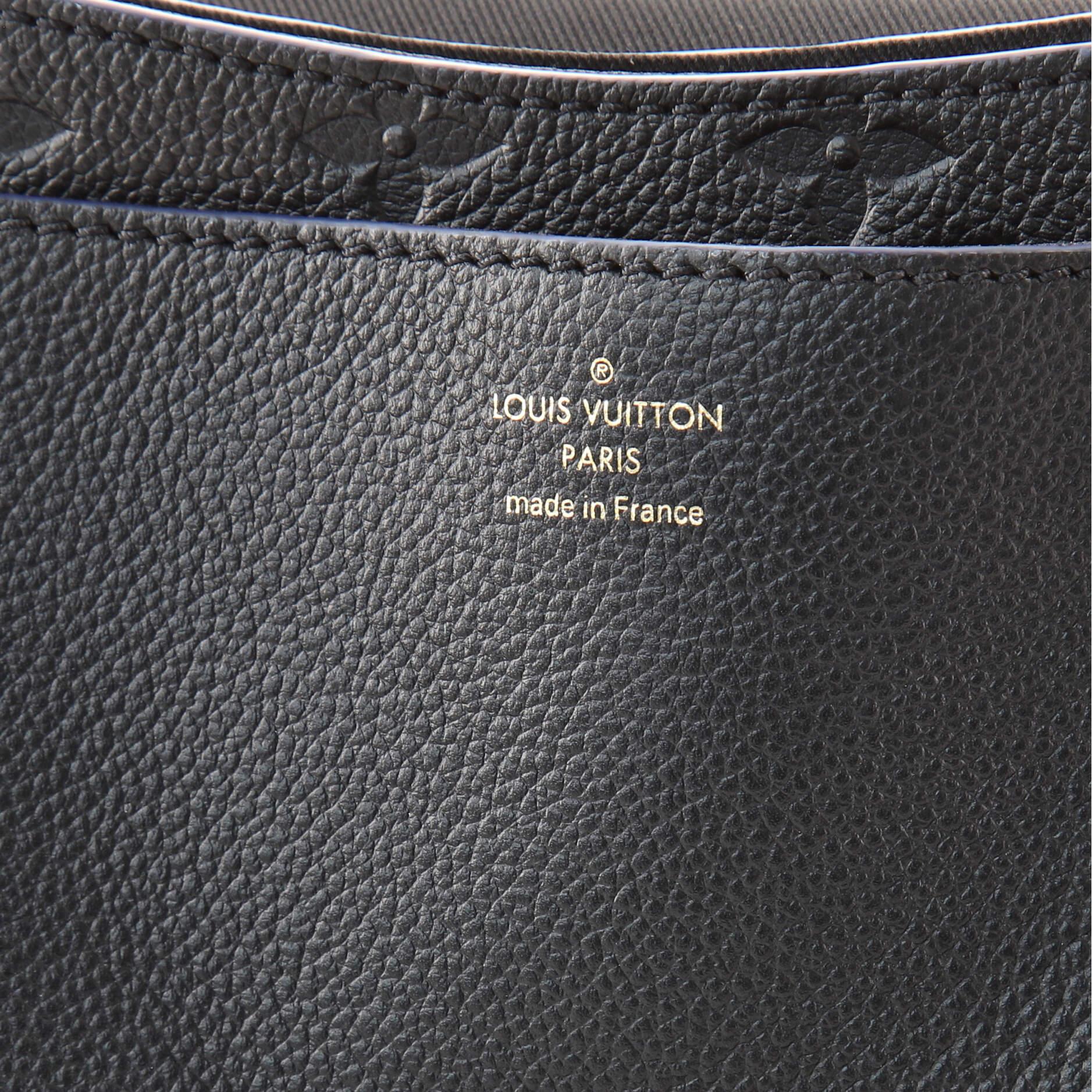Women's or Men's Louis Vuitton Blanche Handbag Monogram Empreinte Leather MM