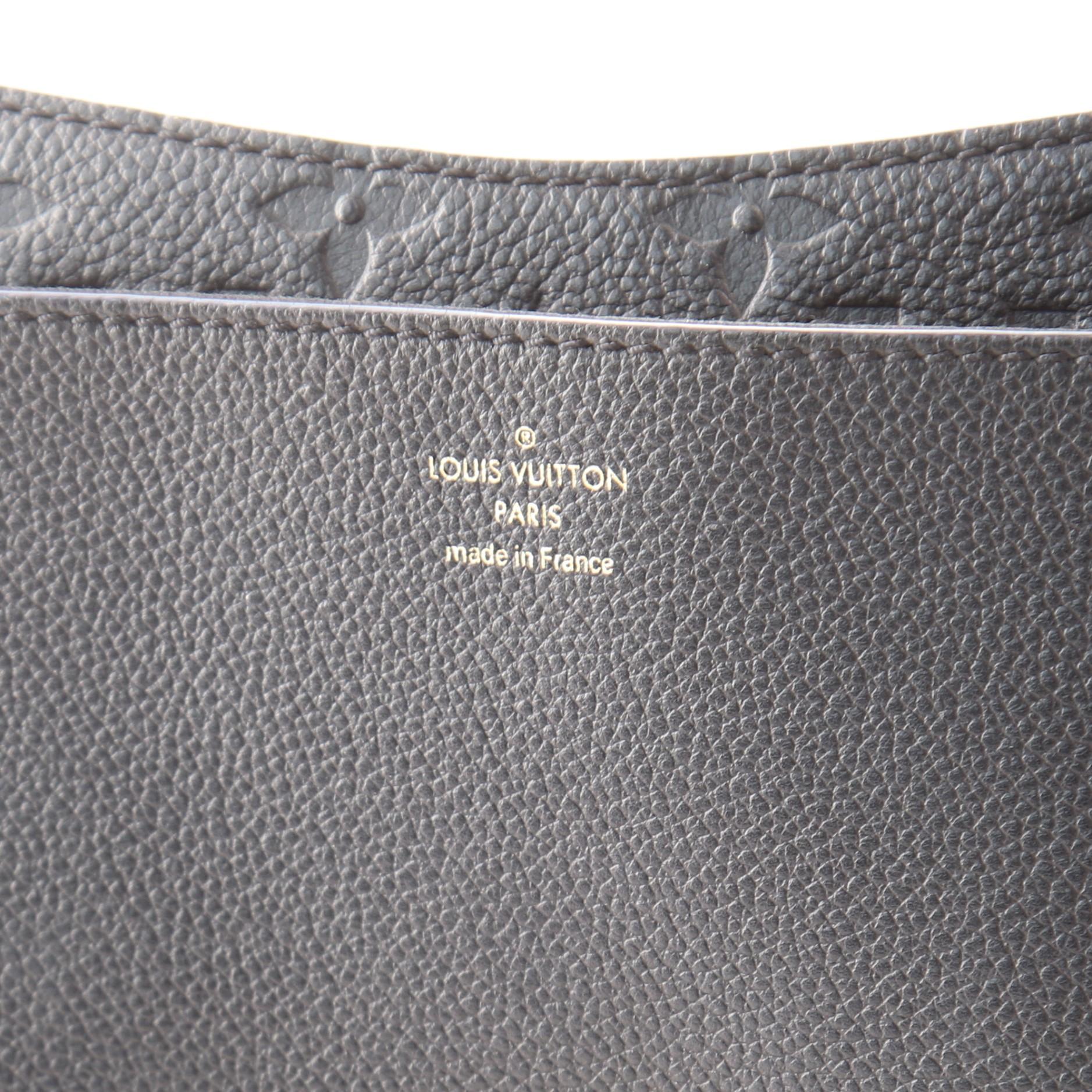 Women's or Men's Louis Vuitton Blanche Handbag Monogram Empreinte Leather MM