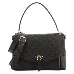 Louis Vuitton Blanche Handbag Monogram Empreinte Leather MM