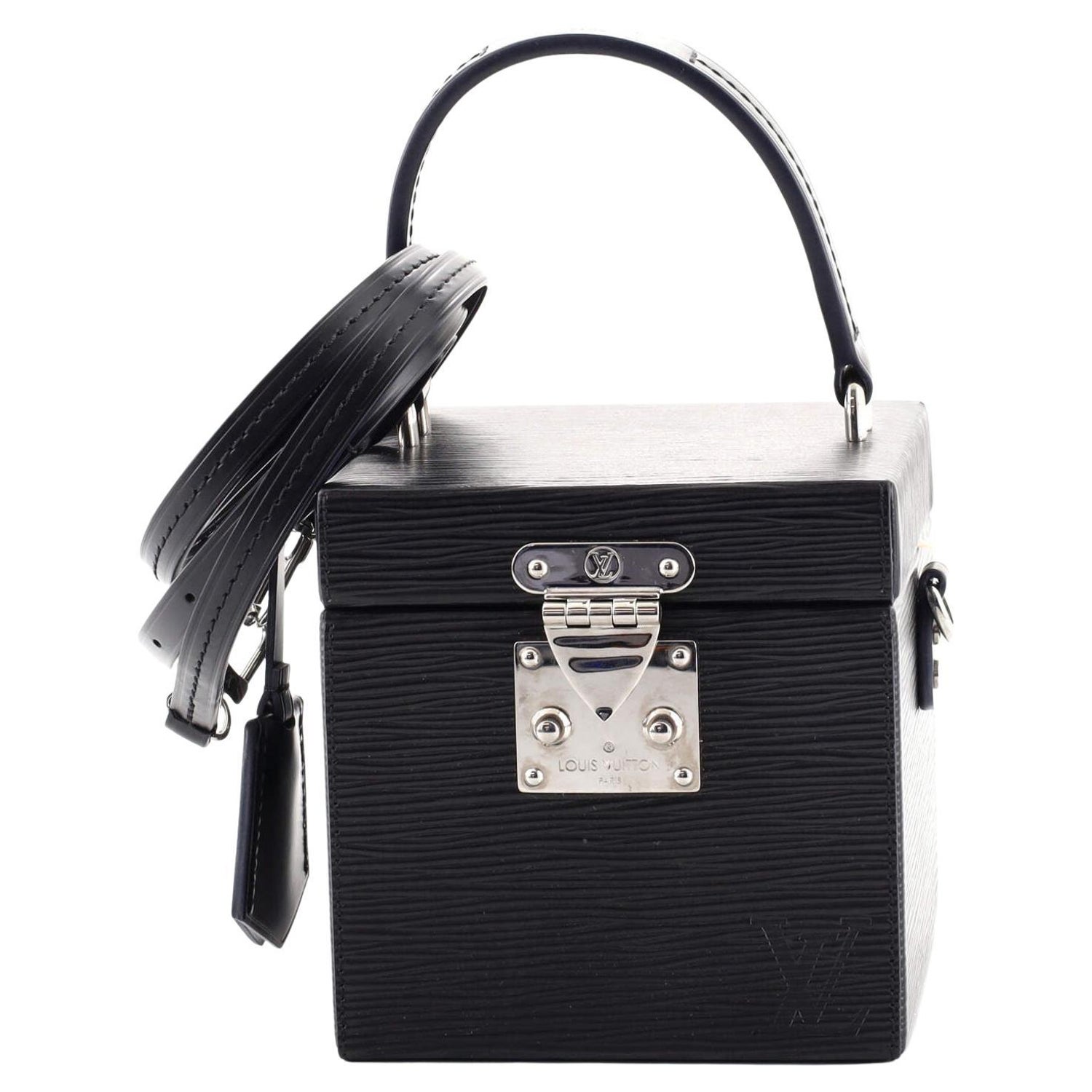 Louis Vuitton, Bags, Louis Vuitton Black Epi Leather Bleecker Box Bag