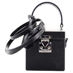 Louis Vuitton Indigo & Poppy Epi Leather Bleecker Box Bag., Lot #58016