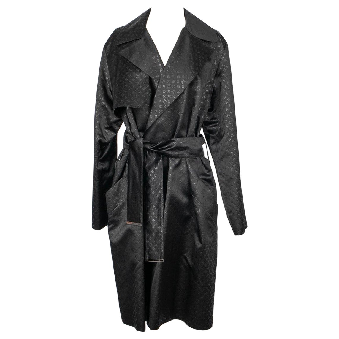 Louis Vuitton Blended Silk Unisex Coat