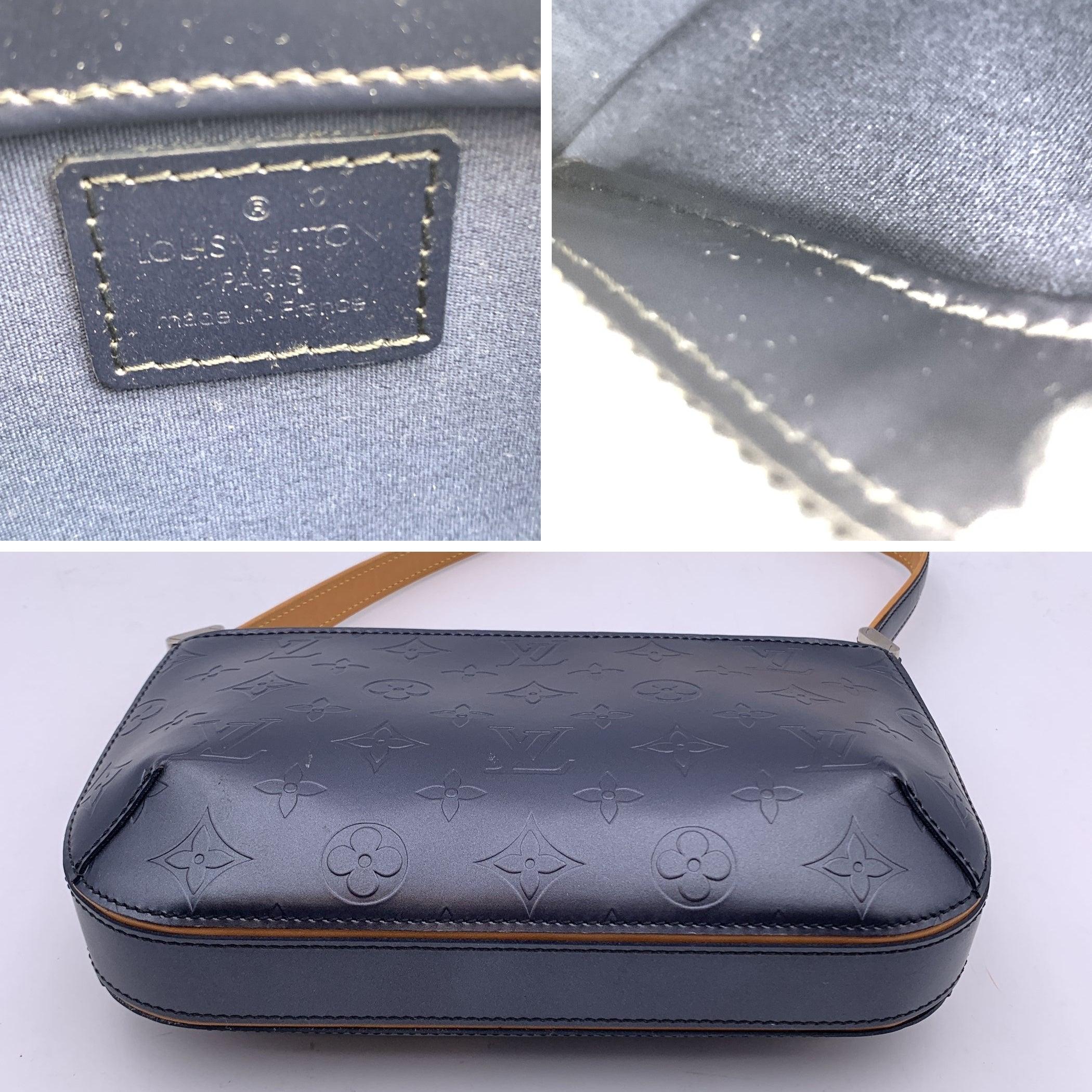 Women's Louis Vuitton Bleu Blue Monogram Mat Fowler Shoulder Bag