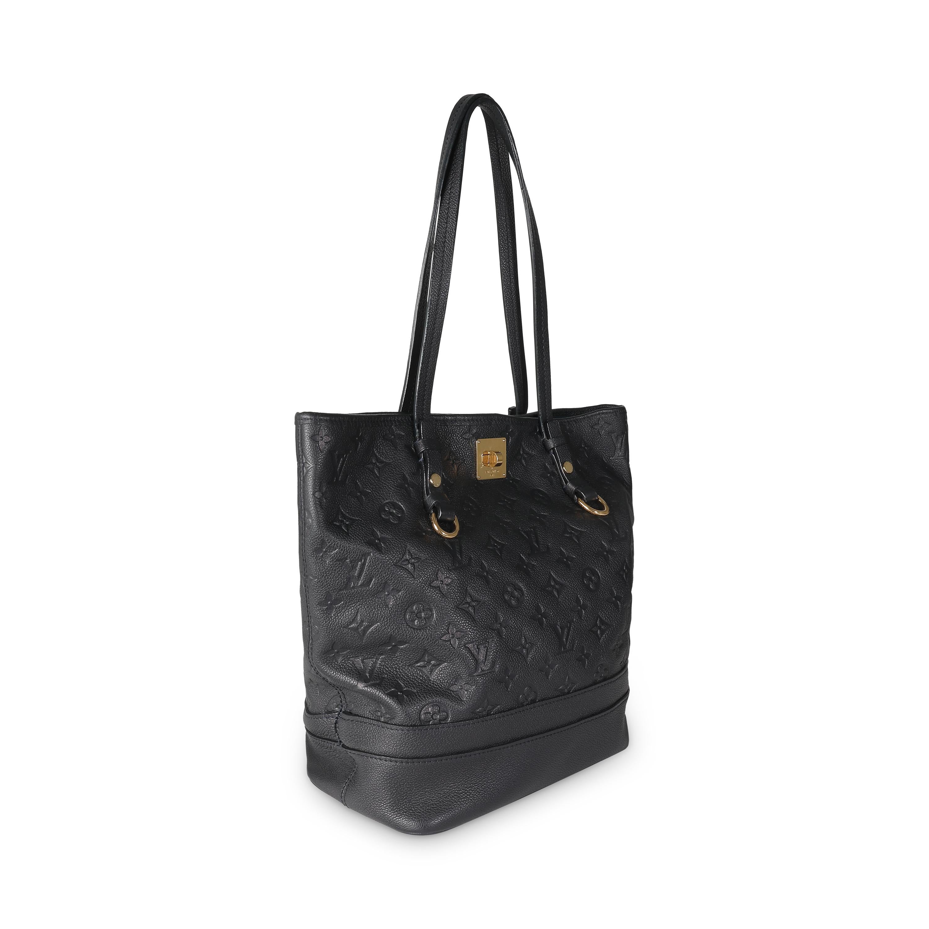 Black Louis Vuitton Bleu Infini Monogram Empreinte Citadine PM