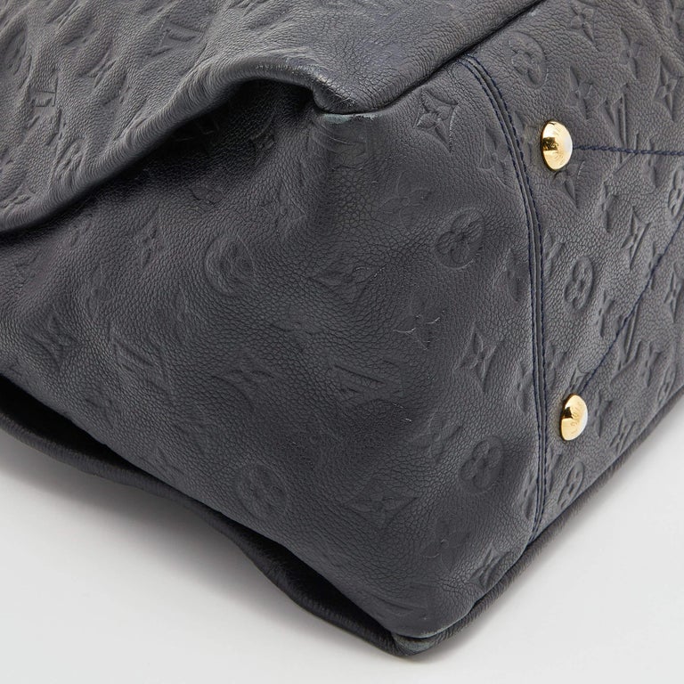 Louis Vuitton Bleu Infini Monogram Empreinte Leather Artsy MM Bag at 1stDibs