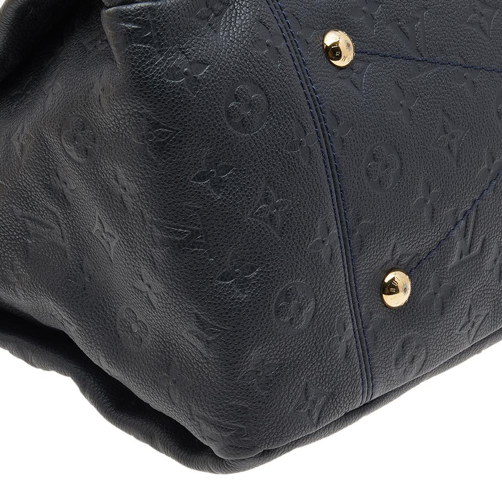 Louis Vuitton Bleu Infini Monogram Empreinte Leather Artsy MM Bag 4