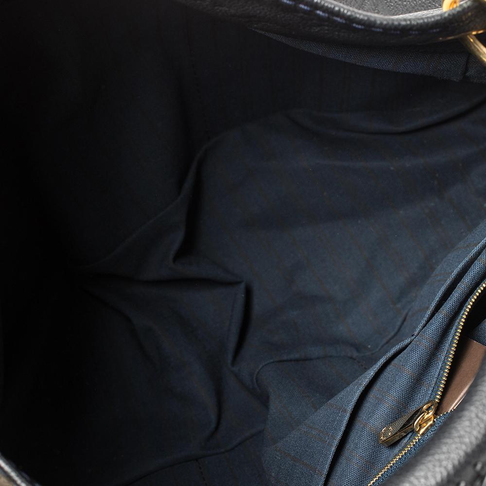 Louis Vuitton Bleu Infini Monogram Empreinte Leather Artsy MM Bag 2