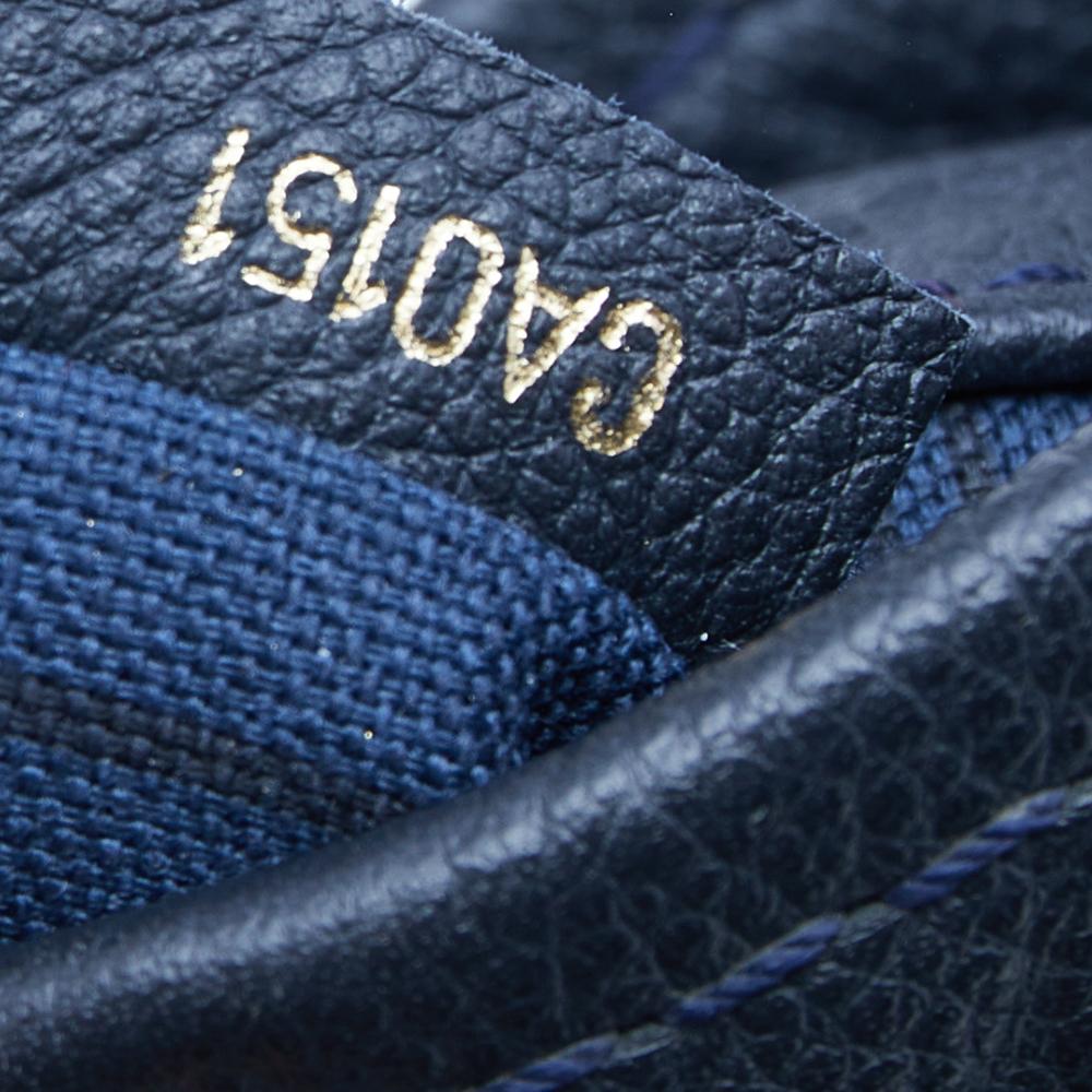Women's Louis Vuitton Bleu Infini Monogram Empreinte Leather Artsy MM Bag