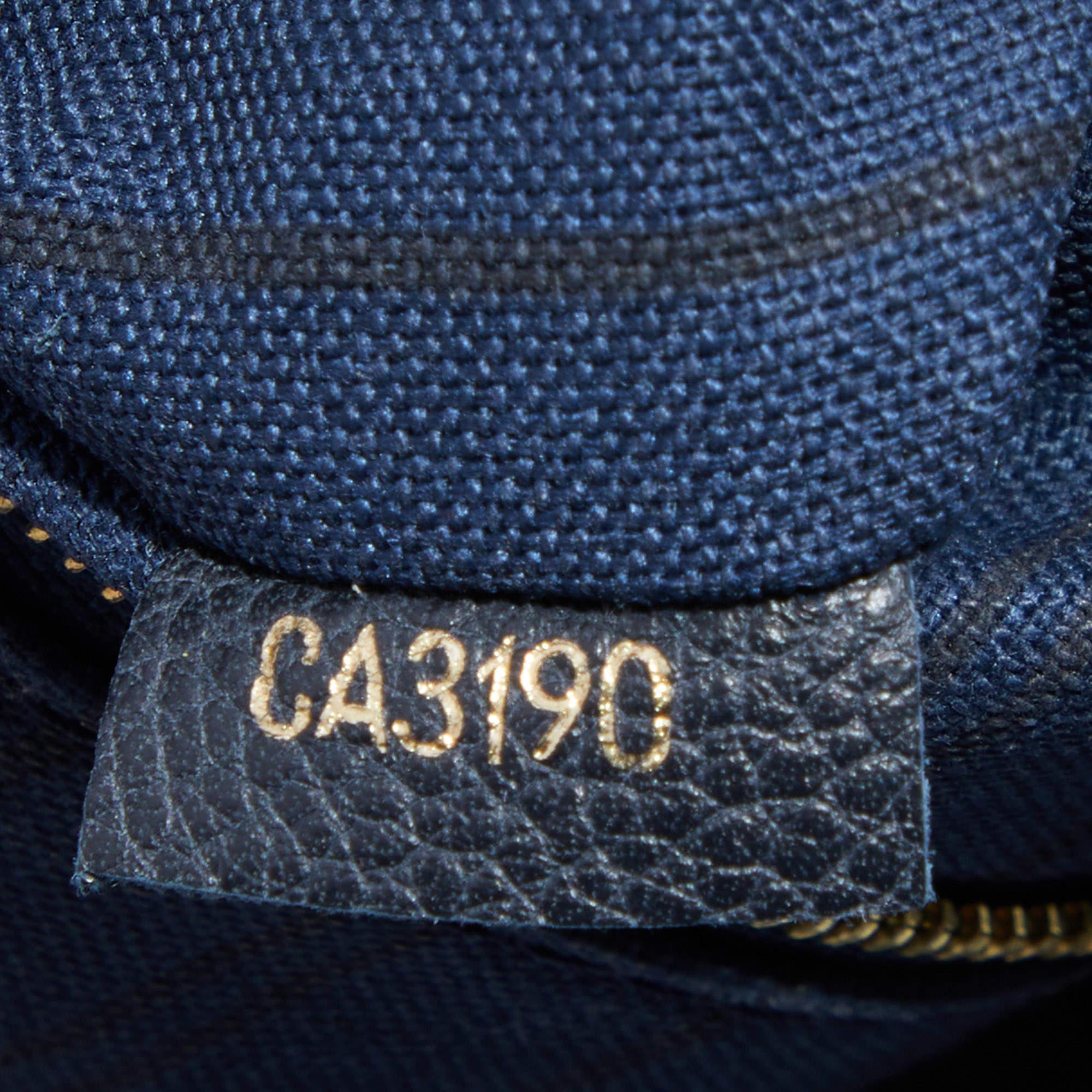 Louis Vuitton Bleu Infini Monogram Empreinte Leather Artsy MM Bag 4
