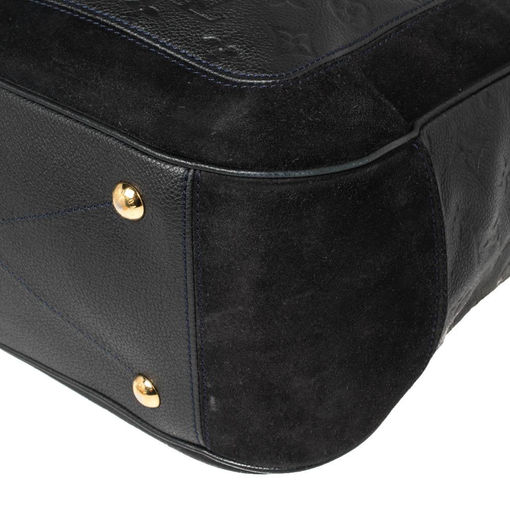 Louis Vuitton Bleu Infini Monogram Empreinte Leather Audacieuse GM Bag 5