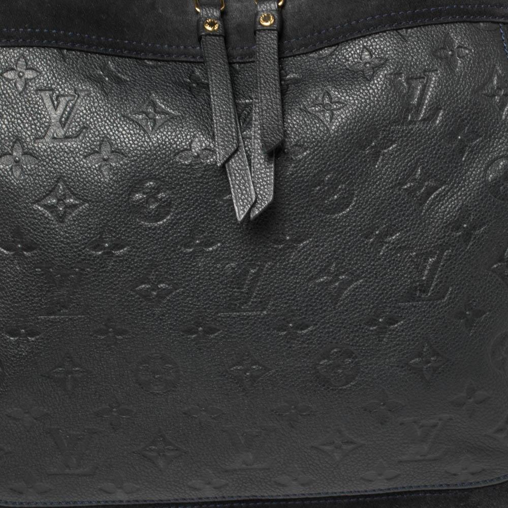 Louis Vuitton Bleu Infini Monogram Empreinte Leather Audacieuse GM Bag 3