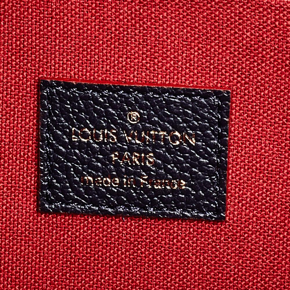 Women's Louis Vuitton Bleu Infini Monogram Empreinte Leather Felicie Pochette