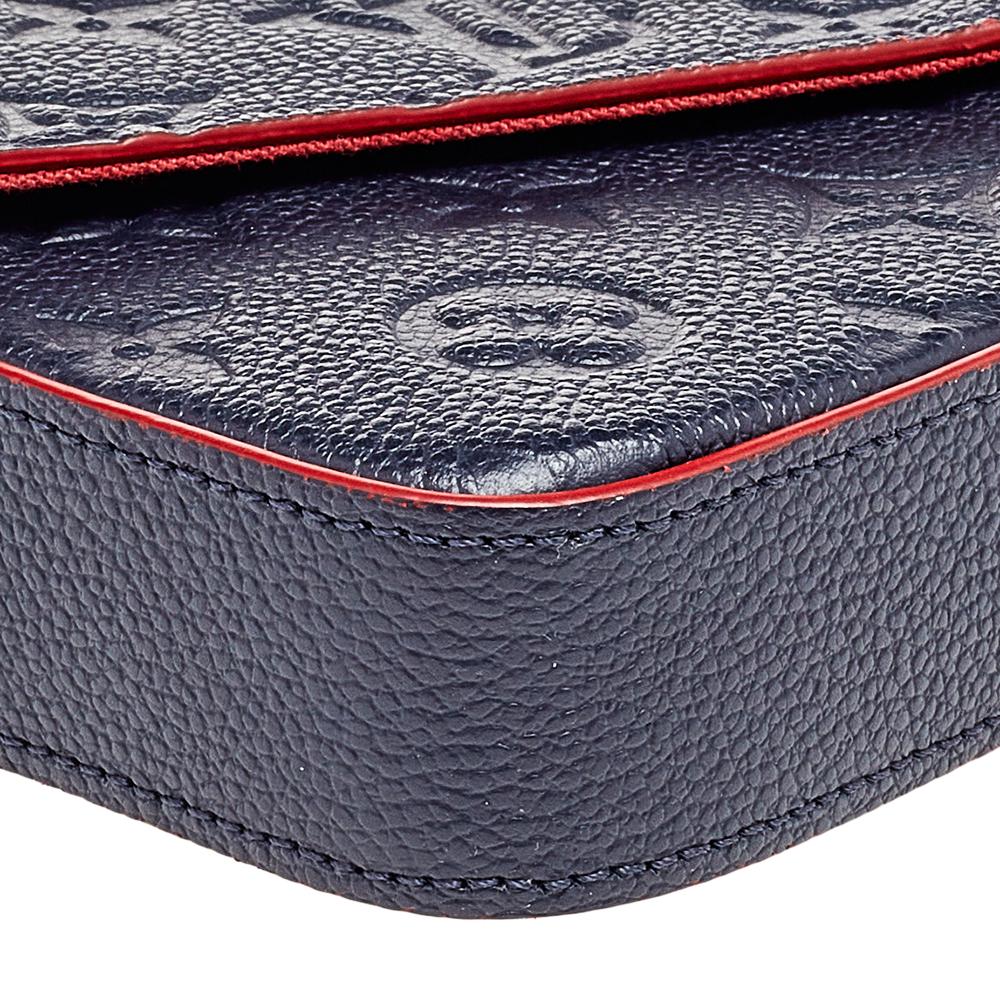 Louis Vuitton Bleu Infini Monogram Empreinte Leather Felicie Pochette 1