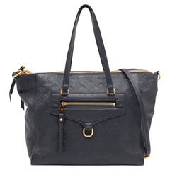 Louis Vuitton Bleu Infini Monogram Empreinte Leather Lumineuse PM Bag