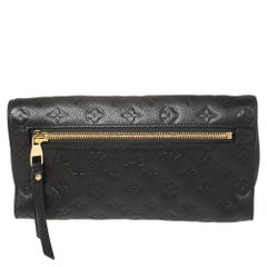 Louis Vuitton Bleu Infini Monogram Empreinte Leather Petillante Clutch