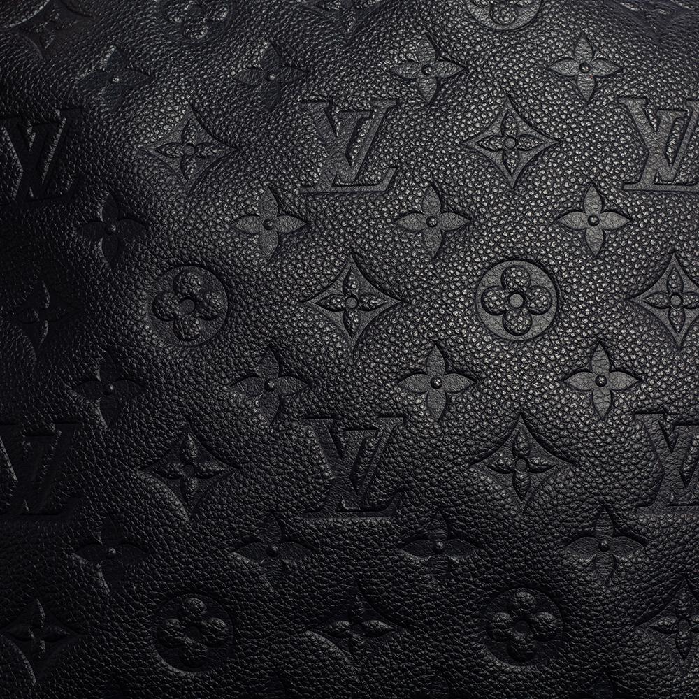 Black Louis Vuitton Bleu Infini Monogram Empreinte Leather Ponthieu PM Bag