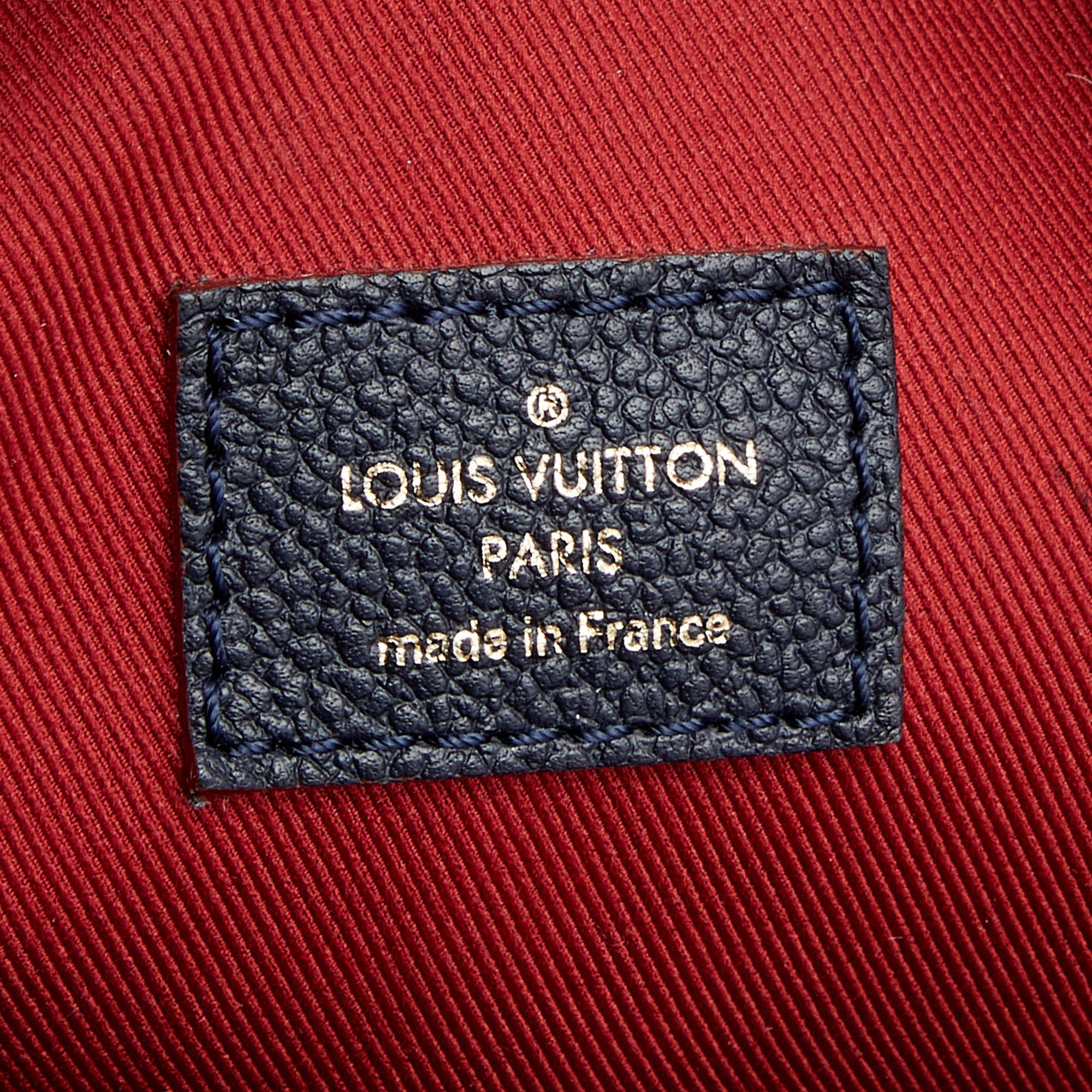 Louis Vuitton Bleu Infini Monogram Empreinte Leather Ponthieu PM Bag 4