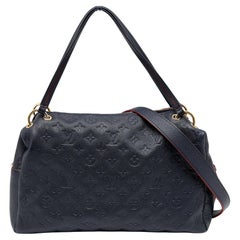 Louis Vuitton Bleu Infini Monogramm Empreinte Ledertasche Ponthieu PM