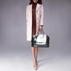 Louis Vuitton Bleu Infini Monogram Vernis Alma GM Bag