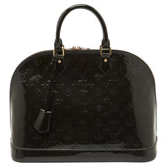 Sac Alma GM Louis Vuitton Bleu Infini Monogramme Vernis