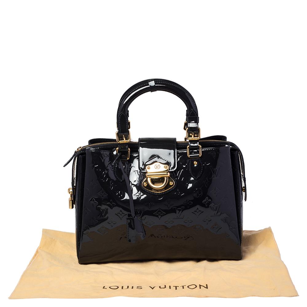Louis Vuitton Bleu Infini Monogram Vernis Melrose Avenue Bag 8