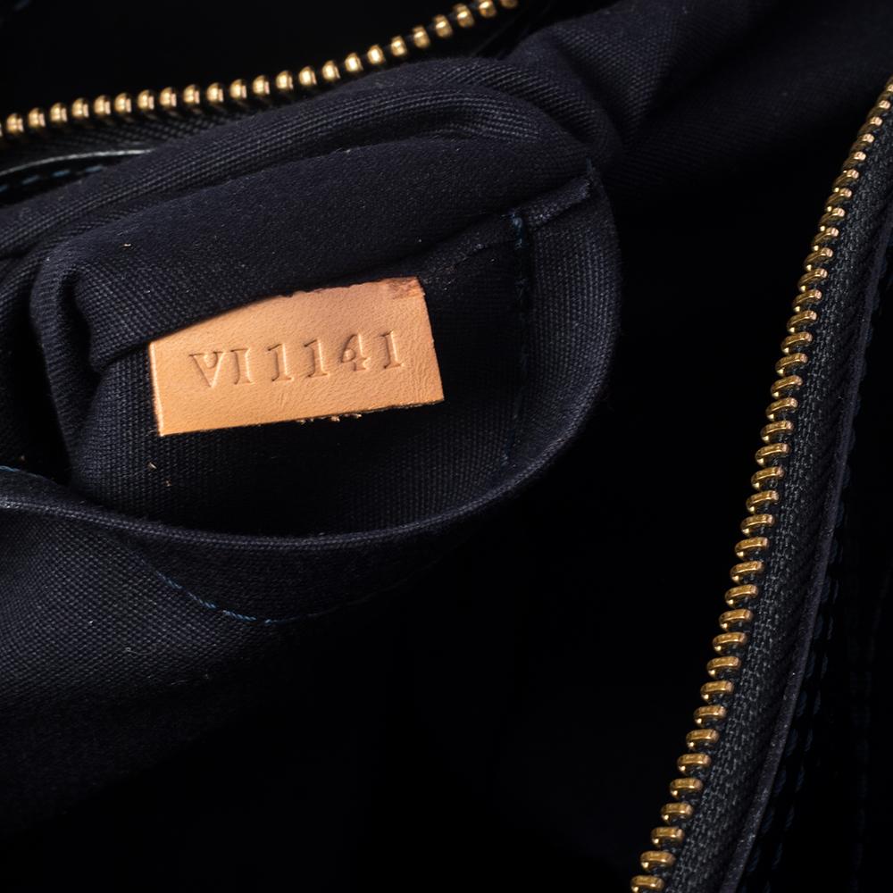 Louis Vuitton Bleu Infini Monogram Vernis Melrose Avenue Bag 3