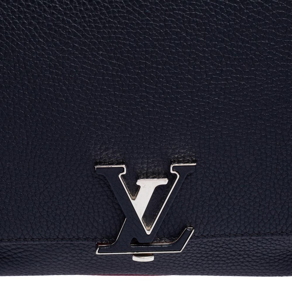 Louis Vuitton Bleu Infini Taurillon Leather Volta Bag 4