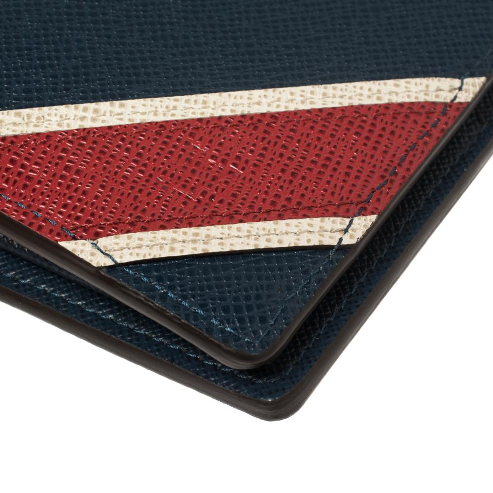 Louis Vuitton Bleu Marine Taiga Leather Brazza Wallet 4