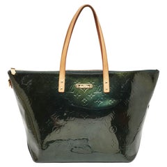 Louis Vuitton Bleu Nuit Monogram Vernis Bellevue GM Bag