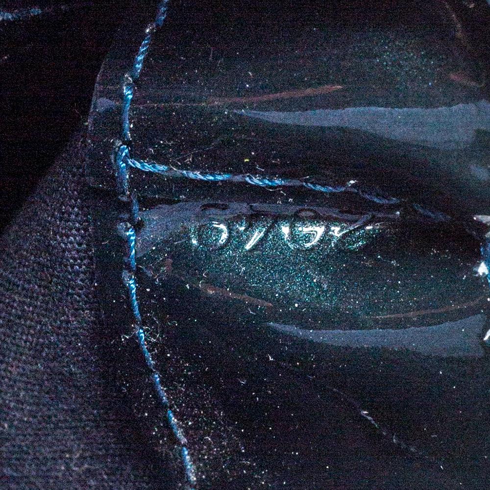 Louis Vuitton Bleu Nuit Monogram Vernis Wilshire PM Bag 1