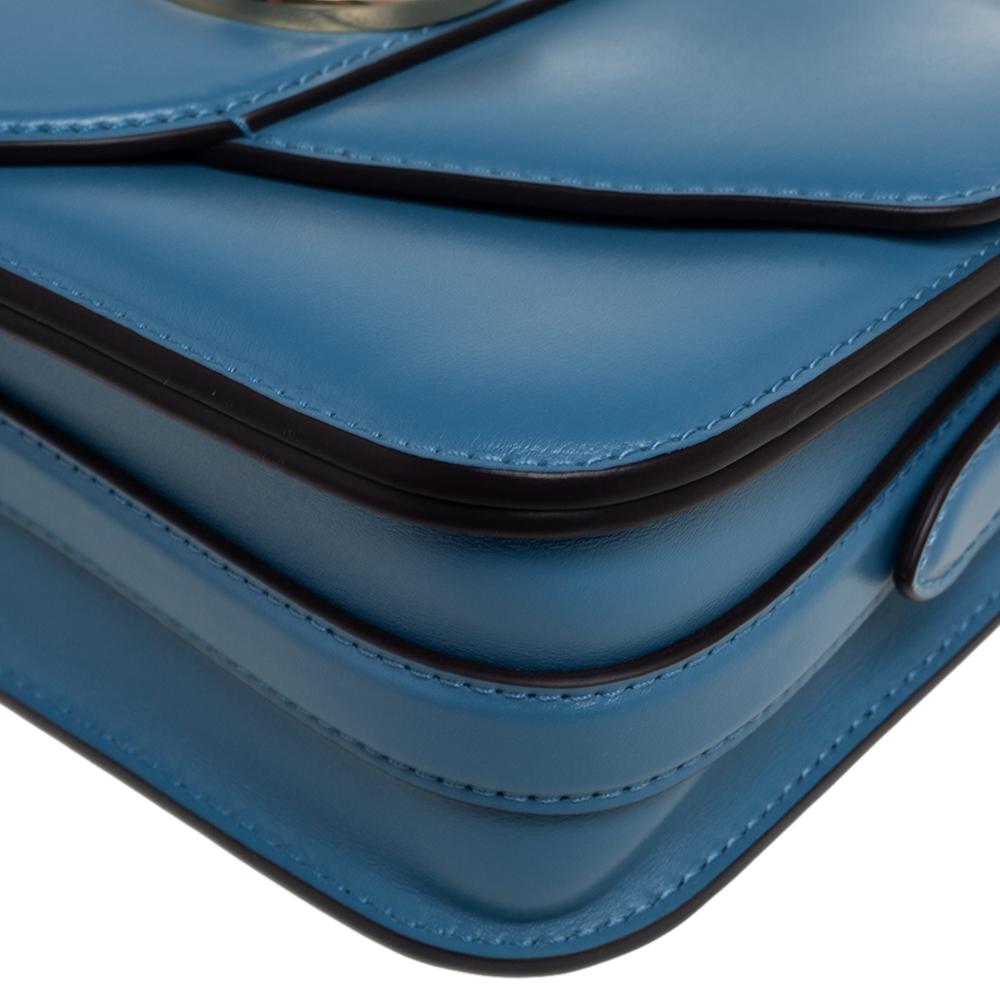 Louis Vuitton Bleu Orage Leather LV Pont 9 Bag 2