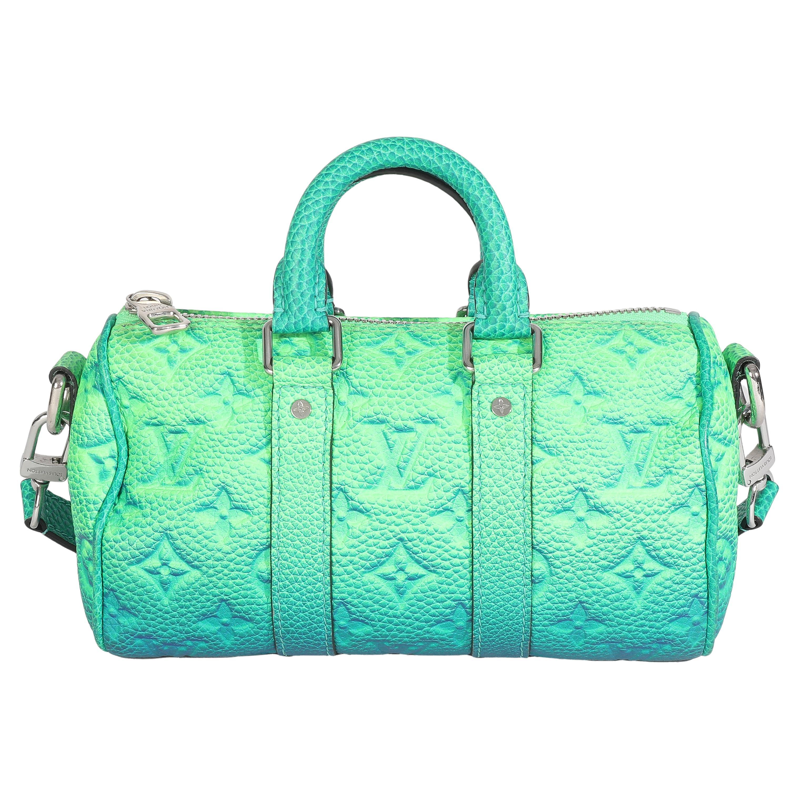 Louis Vuitton - Trolley a Illusione Bleu Vert XS