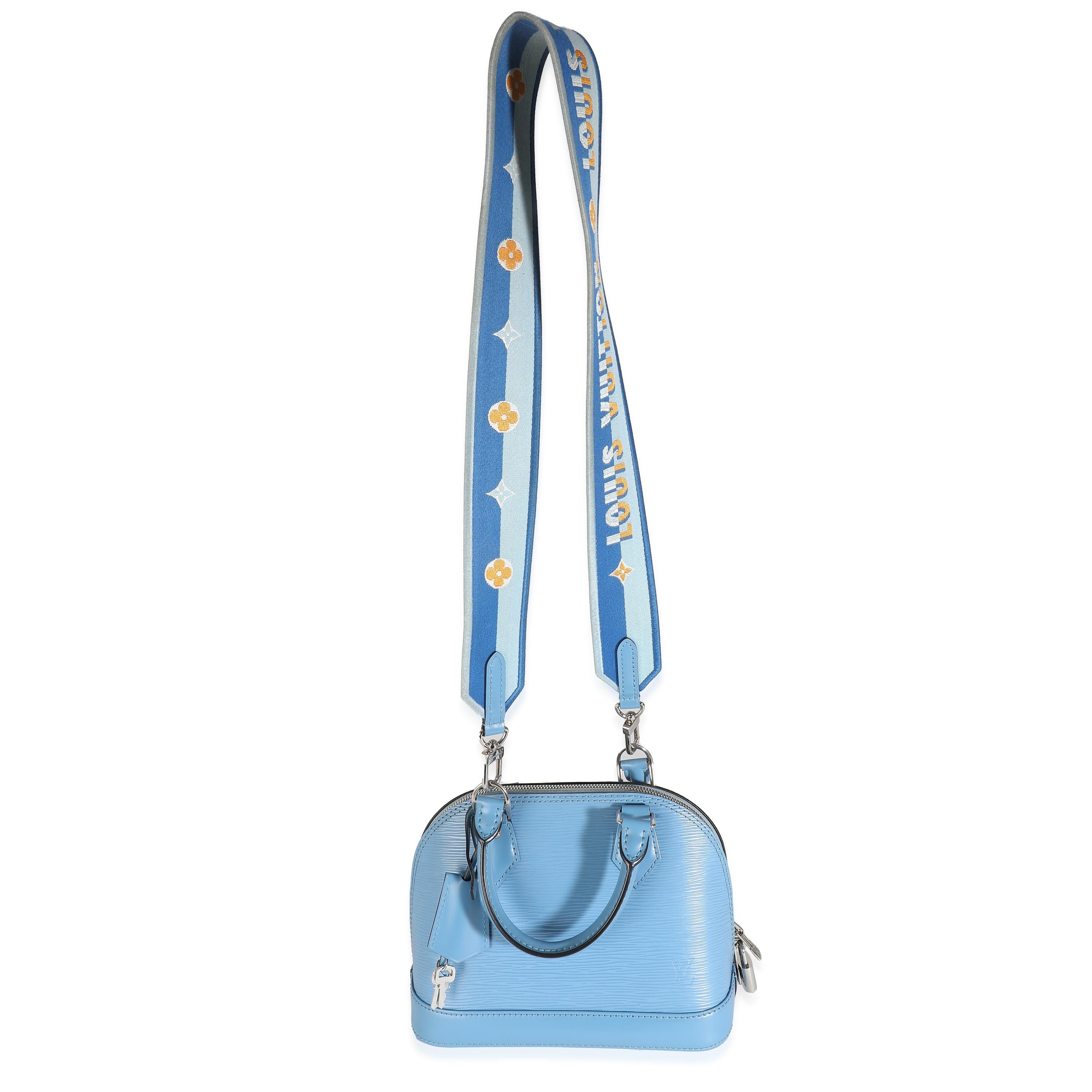 Louis Vuitton Bleuet Epi Jacquard Alma BB 1