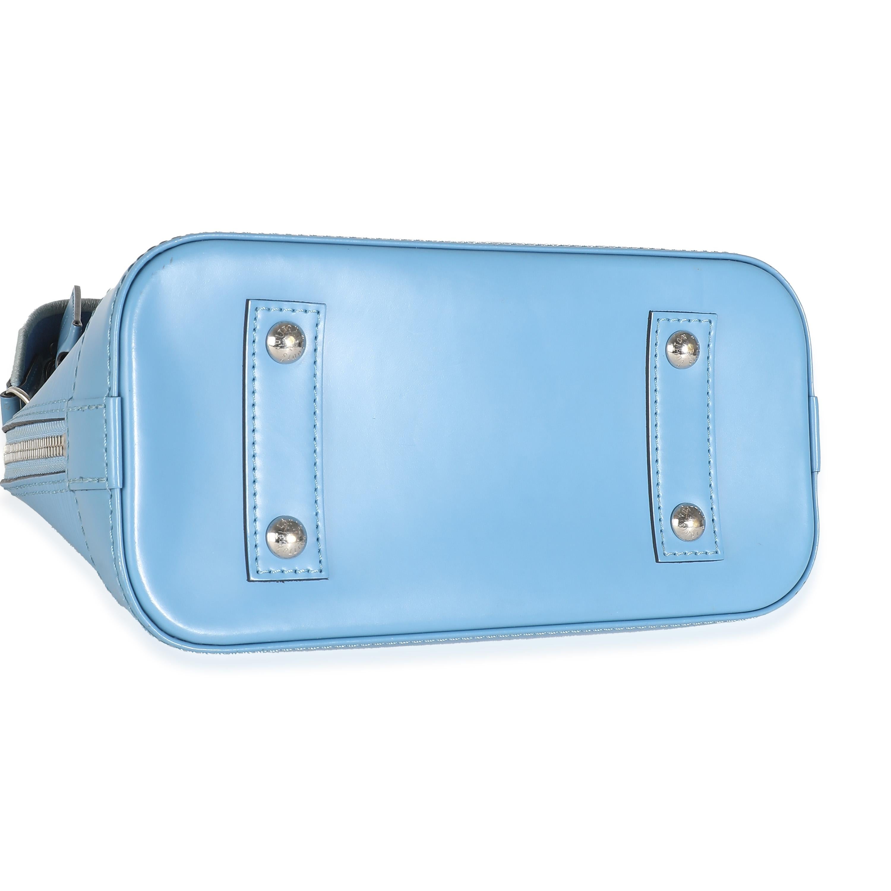Louis Vuitton Bleuet Epi Jacquard Alma BB 2