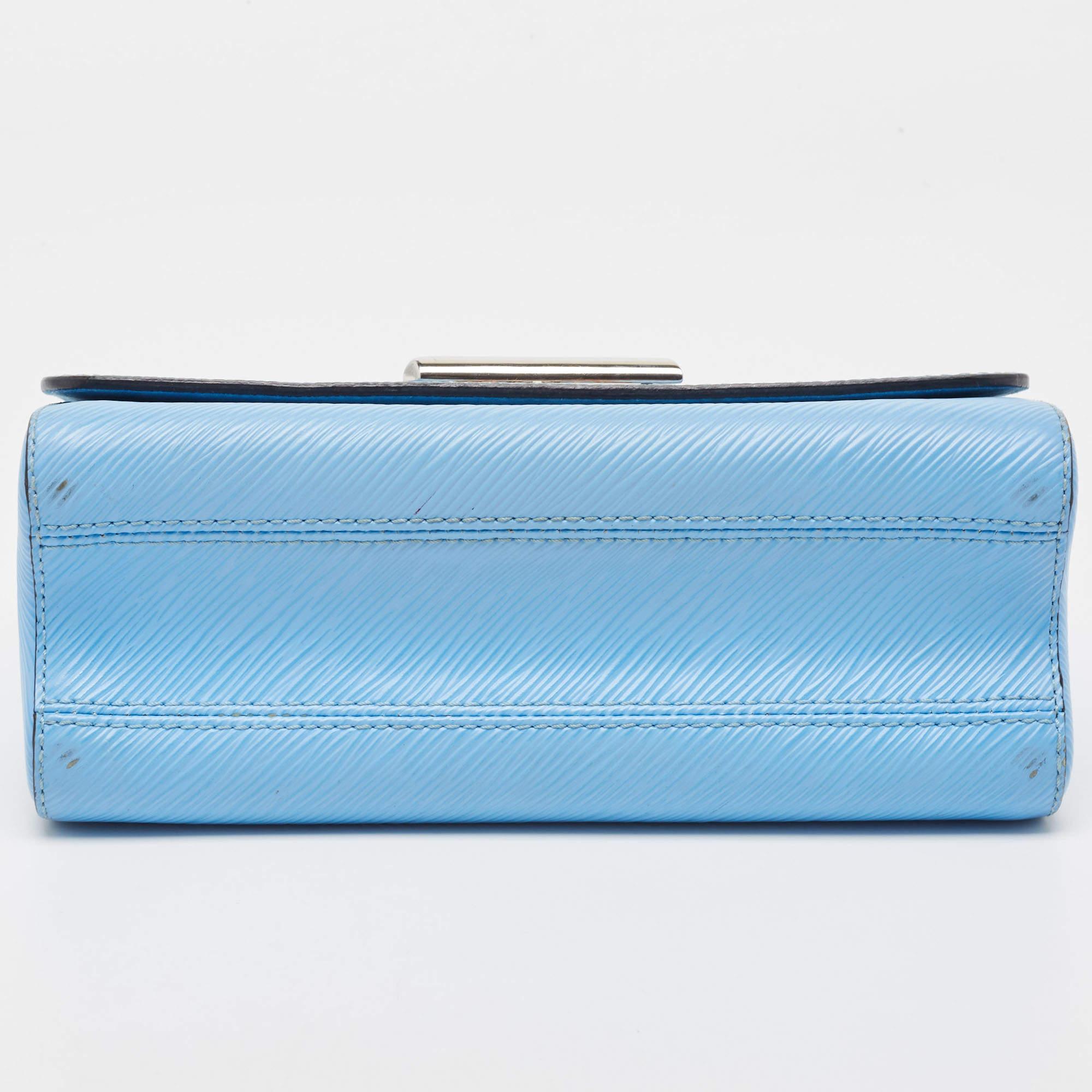 Louis Vuitton Bleuet Epi Leather Early Bird Twist MM Bag 1