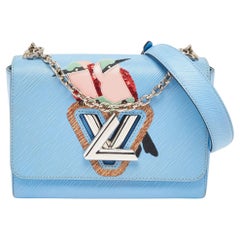 Louis Vuitton Bleuet Epi Leather Early Bird Twist MM Bag