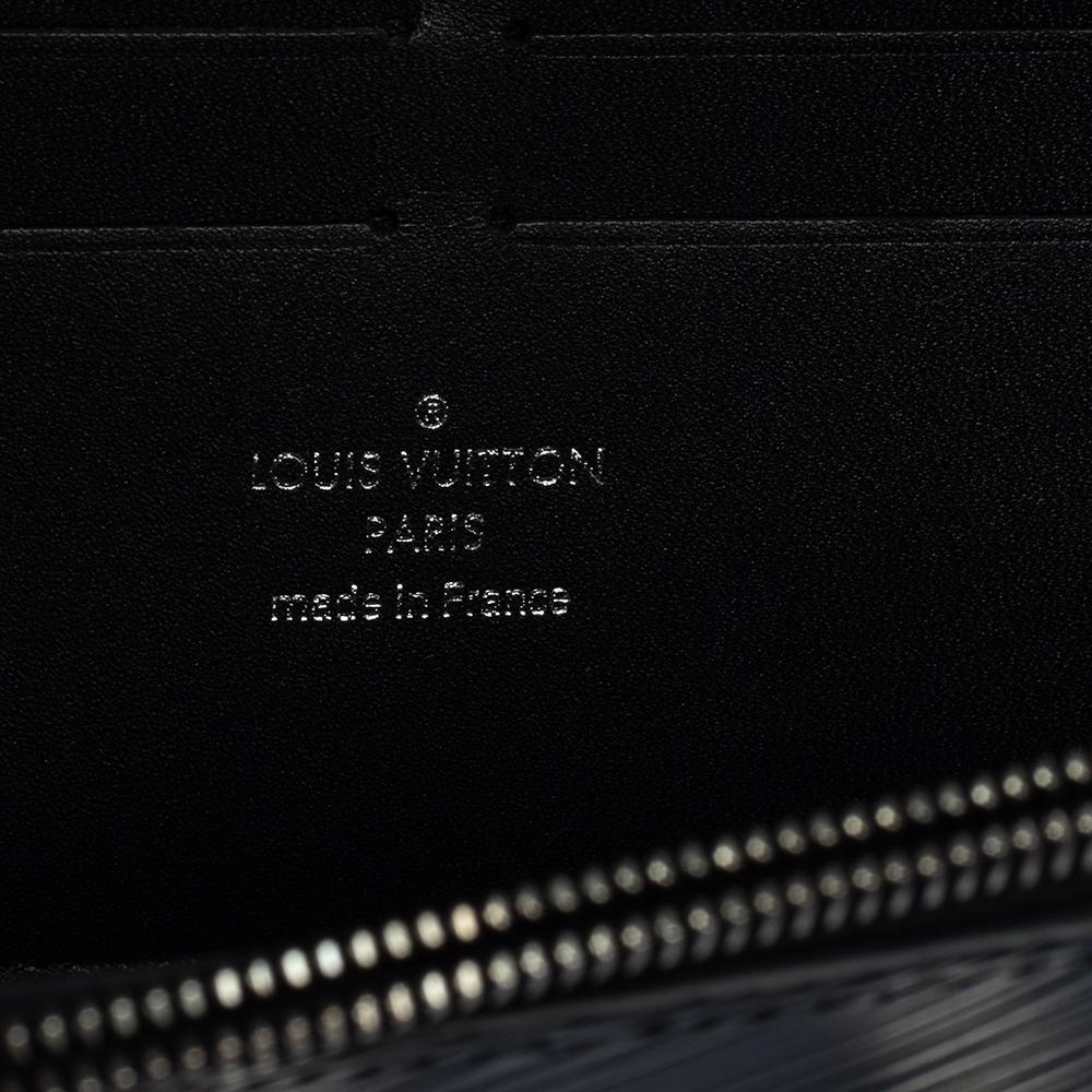 Black Louis Vuitton Block Color Monogram Epi Leather Twist Tape Chain Clutch