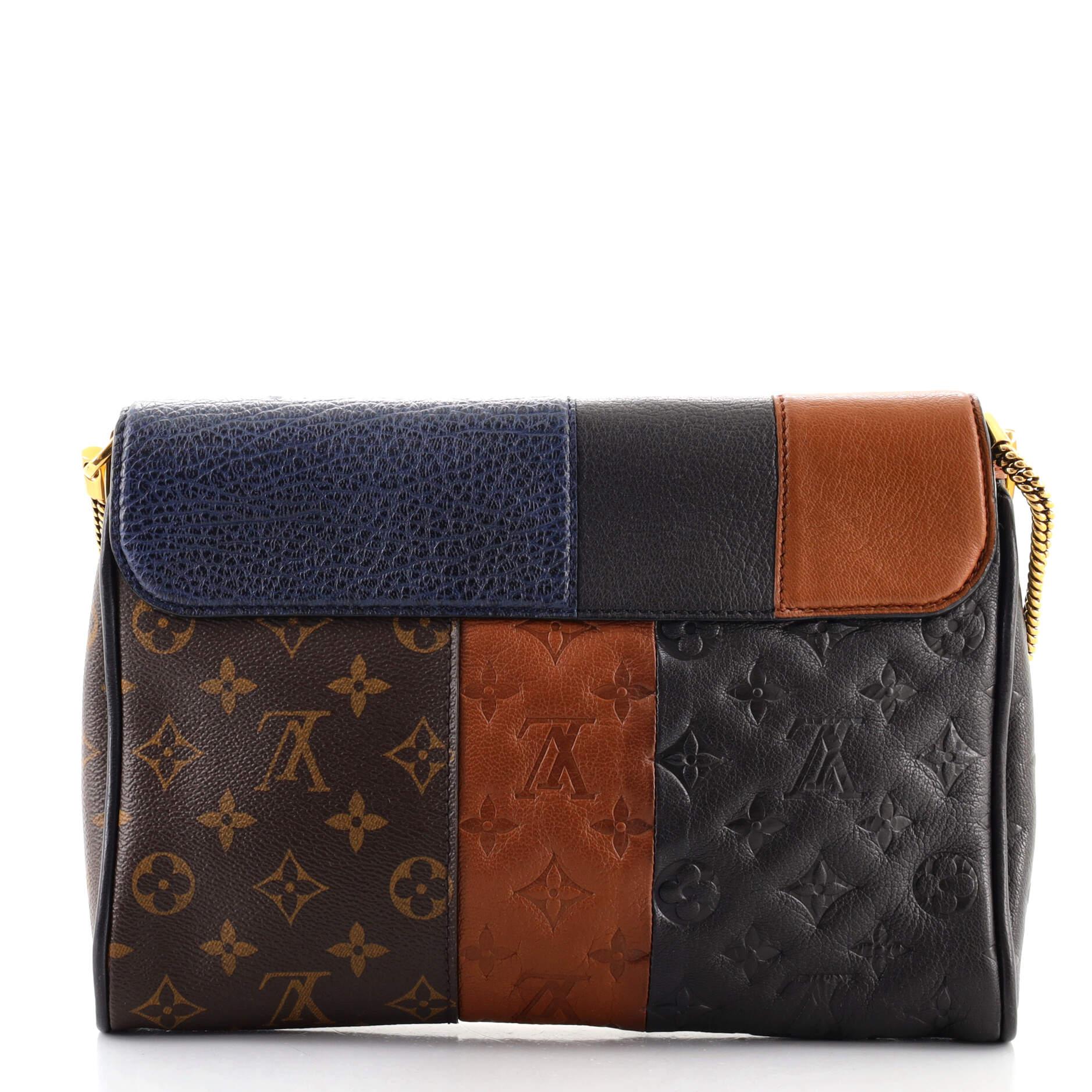 louis vuitton purse with gold plate