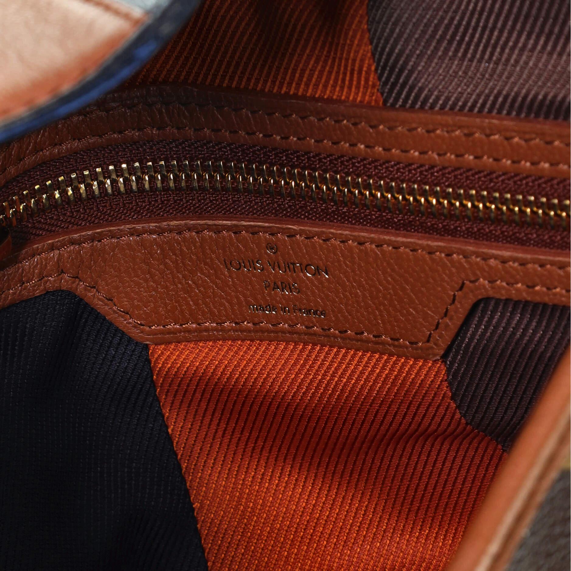 Women's or Men's Louis Vuitton Blocks Pochette Plate Shoulder Bag Limited Edition Monogram