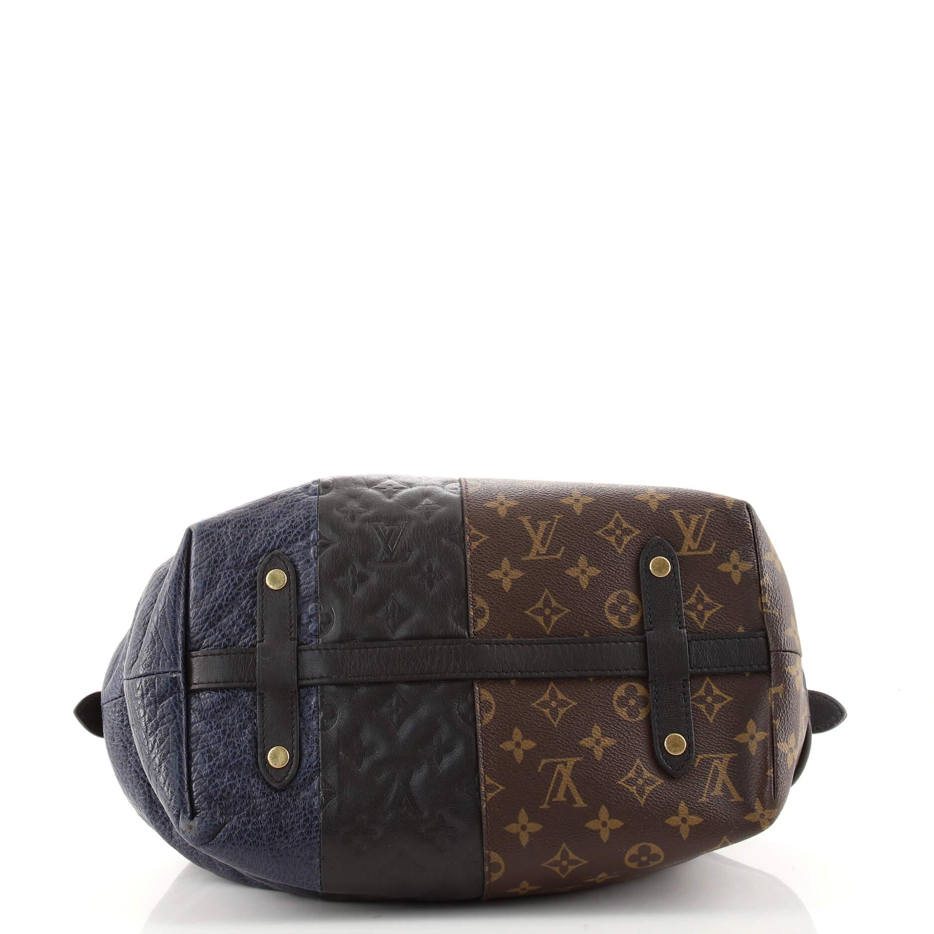 Louis Vuitton Blocks Zipped Tote Limited Edition Monogram In Fair Condition In NY, NY