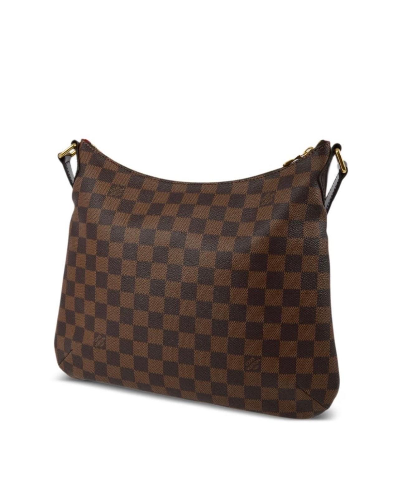 Louis Vuitton Bloomsbury PM Damier Ebene Canvas Crossbody Bag For Sale 2